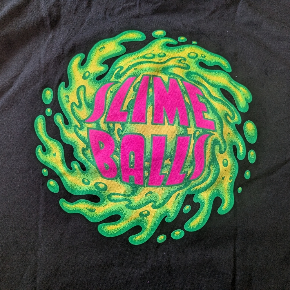 Santa Cruz Skateboards Slime Balls Long Sleeve T-shirt M